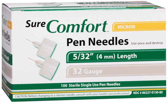 Surecomfort Short Pen Needles 24-1215