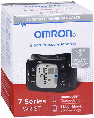 Omron 7 Series Wireless Wrist Blood Pressure Monitor in Black