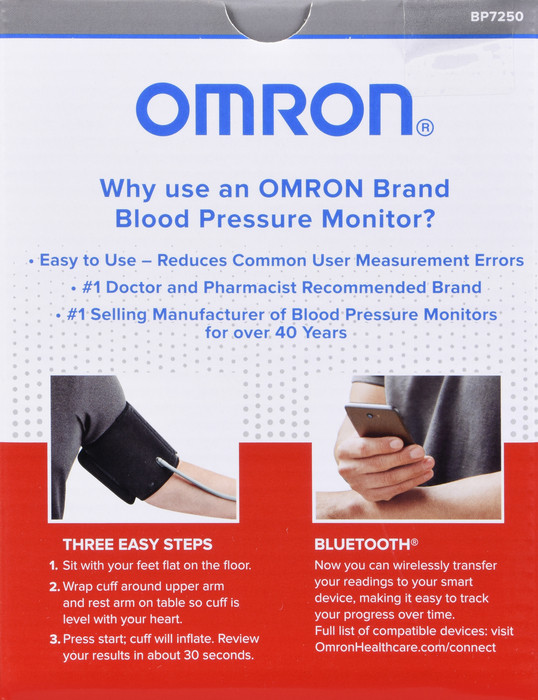 Omron BP7250 5 Series Wireless Upper Arm Blood Pressure Monitor Sale