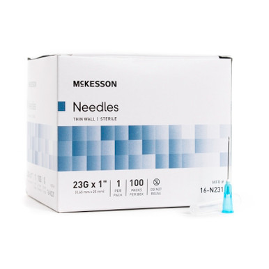 MCK McKesson Hypodermic Needle Without Safety 23 Gauge 1