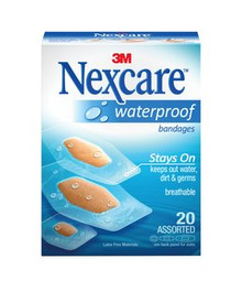 Nexcare Waterproof Asst 20ct