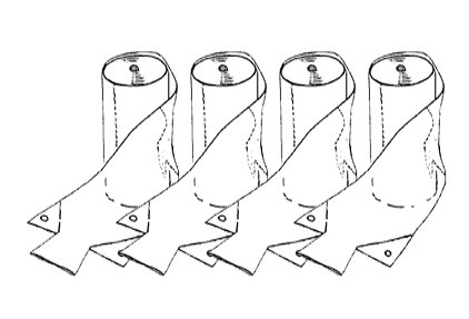 Large bags, 4-Pack of rolls