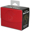 BCW Deck Case Box Side Loading Red (Holds 80 cards)