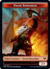 Dwarf Berserker // Demon Berserker Double-sided Token (KHM ) - Foil