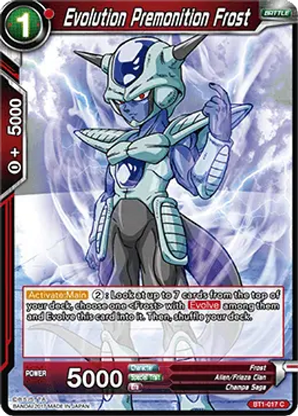 BT1-017 Evolution Premonition Frost