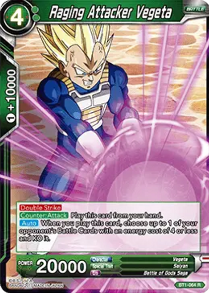 BT1-064 Raging Attacker Vegeta