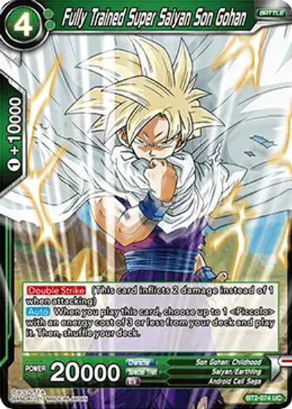 BT2-074 Fully Trained Super Saiyan Son Gohan