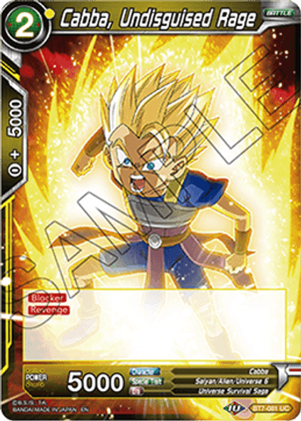 BT7-081 Cabba, Undisguised Rage