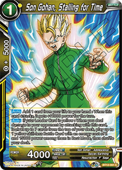 BT12-091 [C] Son Gohan, Stalling for Time