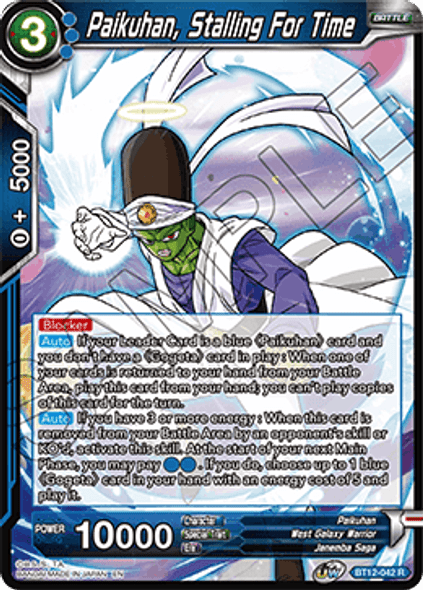 BT12-042 [R] Paikuhan, Stalling For Time - Foil