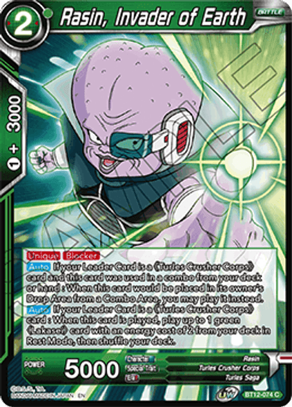 BT12-074 [C] Rasin, Invader of Earth - Foil