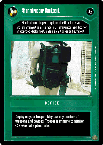 Stormtrooper Backpack [C2] - PR1 - White Border