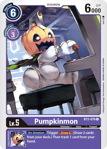 BT2-076 Pumpkinmon  ( Common)