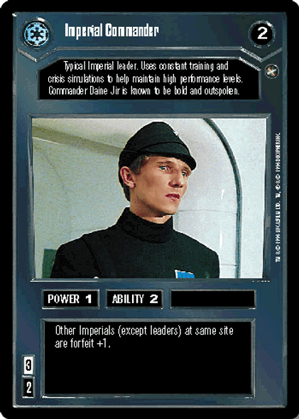 Imperial Commander [C2] - White Border - ANH