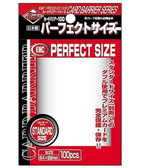 KMC Perfect Size Sleeves (64x89mm) x100 (Top Loaded)