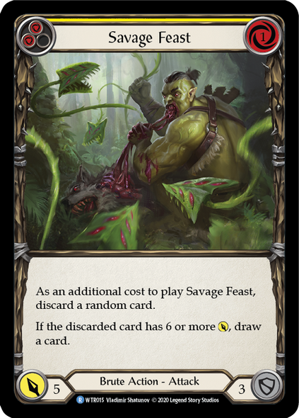 WTR015 Savage Feast (Yellow) [UNL]