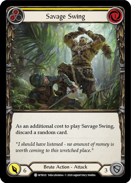 WTR021 Savage Swing (Yellow) [UNL]