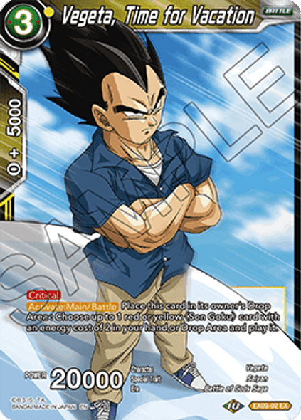 EX09-02 Vegeta, Time for Vacation
