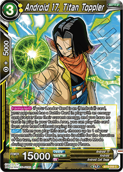 BT9-056 Android 17, Titan Toppler