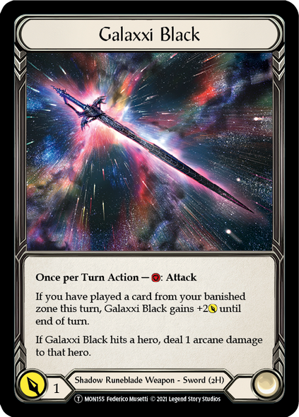U-MON155 Galaxxi Black - Regular - T