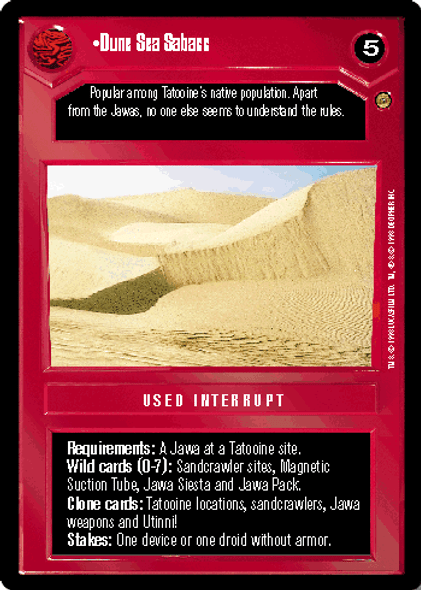[JAB] Dune Sea Sabacc [U] ds