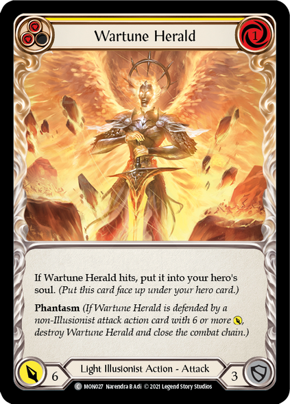 MON027 Wartune Herald (Yellow) - Regular