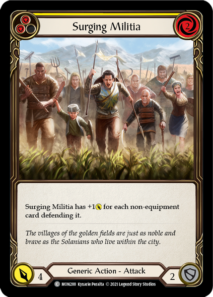 MON288 Surging Militia (Yellow) - Regular
