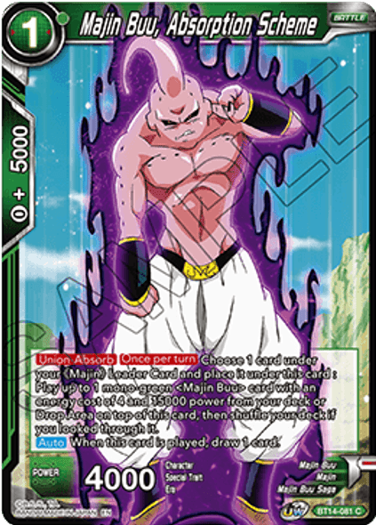 BT14-081 Majin Buu, Absorption Scheme