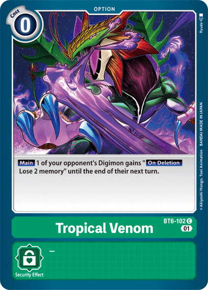 [DIG] BT6-102 - Tropical Venom