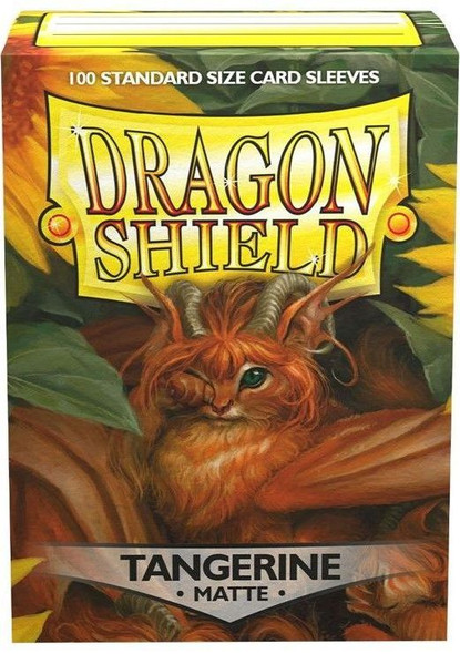 Sleeves - Dragon Shield - Box 100 - Matte Tangerine