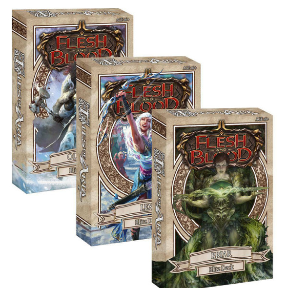 Flesh and Blood Tales of Aria Blitz Deck Set of 3 (1 each hero)