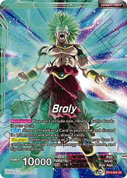 BT15-002 Broly // SS Broly, Demon's Second Coming