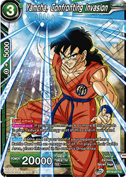 BT15-077 Yamcha, Confronting Invasion - Foil