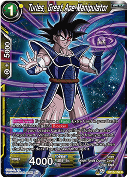 BT15-106 Turles, Great Ape Manipulator - Foil