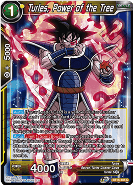 BT15-108 Turles, Power of the Tree - Foil