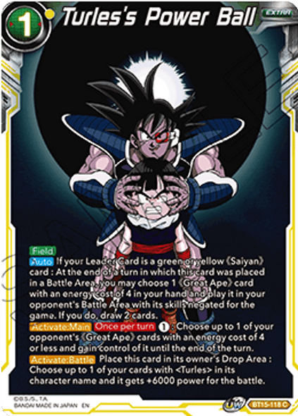 BT15-118 Turles's Power Ball