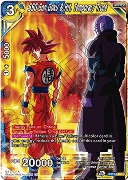 BT15-146 SSG Son Goku & Hit, Temporary Truce - Foil