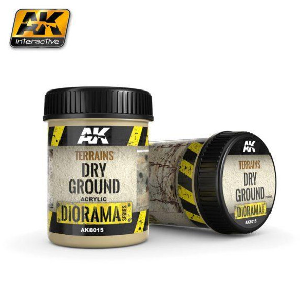 AK-Interactive: (Texture) TERRAINS DRY GROUND - 250ml (Acrylic)