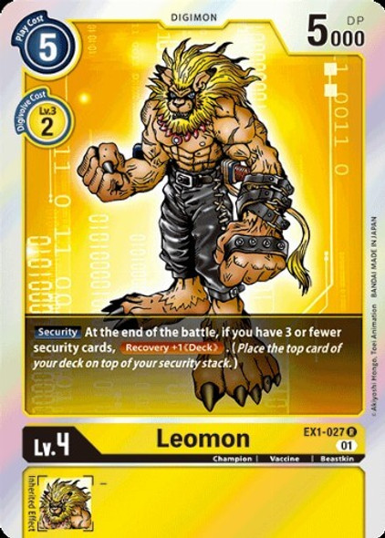 EX1-027 R Leomon - play set (4)