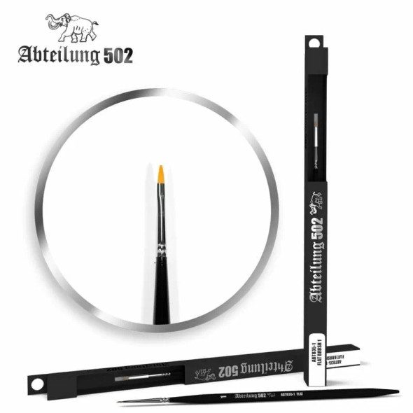 Abteilung 502 Deluxe Brushes - Flat Brush 1