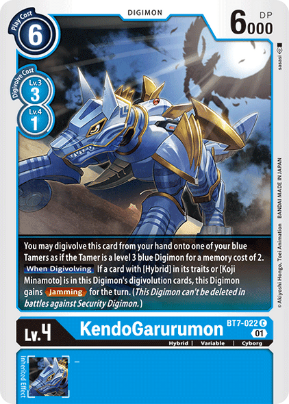 [DIG] BT7-022 KendoGarurumon - Playset (4)