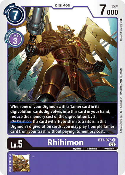 [DIG] BT7-075 Rhihimon - Playset (4)