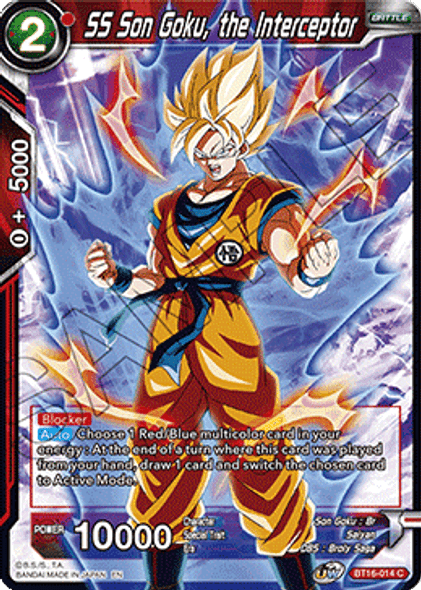 BT16-014 SS Son Goku, the Interceptor - Foil