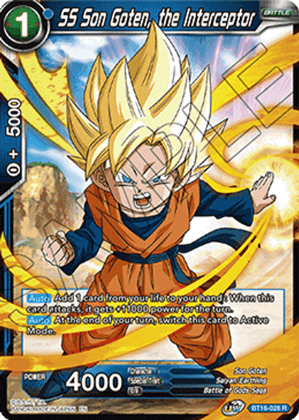 BT16-028 SS Son Goten, the Interceptor - Foil