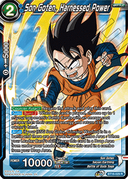 BT16-029 Son Goten, Harnessed Power