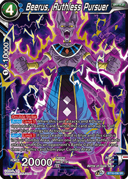 BT16-036 Beerus, Ruthless Pursuer