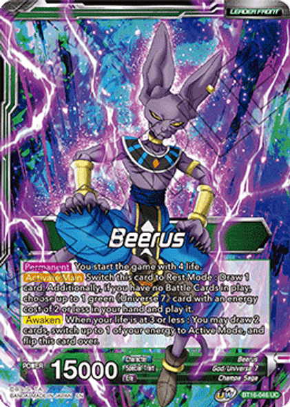 BT16-046 Beerus // Beerus, Victory at All Costs - Foil