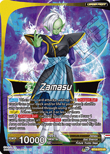 BT16-072 Zamasu // SS Rose Goku Black, Wishes Fulfilled