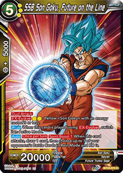 BT16-075 SSB Son Goku, Future on the Line - Playset (4)