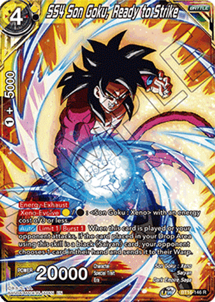 BT16-146 SS4 Son Goku, Ready to Strike - Foil